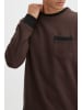 BLEND Rundhalspullover Sweatshirt in Braun