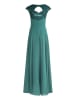 Vera Mont Abendkleid mit Pailletten in Dark Emerald