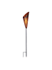 näve LED Solar-Erdspieß "TORCH" in bronze - (L)15cm x (B)12,5cm x (H)96cm