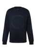 Men Plus Sweatshirt in navy blau