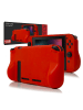 COFI 1453 Orzly Schutzhülle aus stoßfestem TPU kompatibel mit Nintendo in Rot