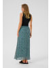 Kaffe Rock KAbella A-shape in Teal/Black/White Graphic