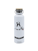 Mr. & Mrs. Panda Trinkflasche Panda Dankeschön mit Spruch in Weiß