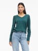 Vila Strickpullover in Atlantic Deep
