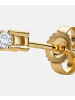 Diamant L'éternel Ohrringe aus 585 Gelbgold mit 0.1 Karat Diamant