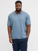 JACK & JONES PLUS Poloshirt in Blue Mirage