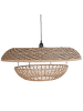 Beliani Pendelleuchten KIDEPO in Naturfarben/Beige - (W) 65 x (H) 20 x (L) 65 cm