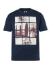 Men Plus Kurzarm T-Shirt in navy blau