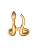 Elli Ring 925 Sterling Silber Schlange in Gold
