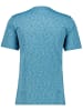 Ragman Softknit T-Shirt space dye in Blau