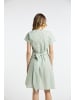 DreiMaster Vintage Wickelkleid in Rauchmint