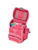Step by Step Basis - Schulranzen Set 4tlg. (Green Grafics) in Pink Bubbles
