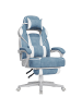 SONGMICS Gaming-Stuhl Cathy in Blau - (B)70 x (H)122 x (T)70 cm