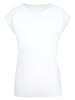 F4NT4STIC Extended Shoulder T-Shirt Discover the world in weiß