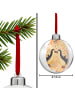 Mr. & Mrs. Panda Weihnachtsanhänger Pinguin Liebe Design ohne Sp... in Weiß