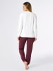 WITT WEIDEN Schlafanzug in ecru-burgund