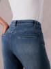 creation L Baumwoll-Modal-Jeans in blue-bleached