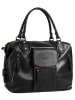 Forty degrees Shopper echt Leder in schwarz