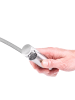 Beliani Küchenarmatur LIAVIUCO in Silber - (W) 23 x (H) 34 x (L) 6 cm