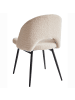 Beliani 2er-Set Esszimmerstuhl ONAGA in Beige/Schwarz