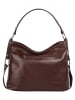 Samantha Look Handtasche echt Leder in braun