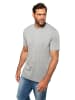 JP1880 Kurzarm T-Shirt in grau melange