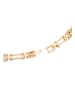 faina Women Link Bracelet With Rhinestones in Rose Gold