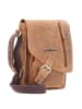 Greenburry Vintage Umhängetasche Leder 18 cm brown
