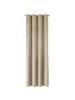 Tom Tailor TT Ösenvorhang VelvetSignature 140 x 250 cm in Beige