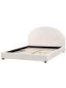 Beliani Doppelbett VAUCLUSE in Weiß - (W) 174 x (H) 112 x (L) 214 cm