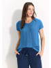 Cecil Halbarmbluse in Azure Blue