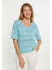 Usha Pullover in Aqua