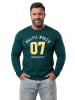 Men Plus Kurzarm T-Shirt in tannengrün