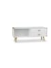 relaxdays Sideboard in Weiß - (B)120 x (H)48 x (T)40 cm