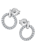 LOTUS silver Ohrringe Silber 925 Sterling Silber Kreis Ohrstecker