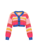 myMo Cardigan in pink multicolor