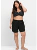 sheego Badehose in schwarz