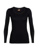 icebreaker Shirt 200 Oasis LS Scoop in Schwarz
