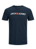 Jack & Jones T-Shirt JJECORP LOGO in Blau