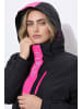 Ulla Popken Skijacke in schwarz