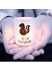 Mr. & Mrs. Panda Windlicht Stinktier Blume mit Spruch in Transparent