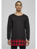 Urban Classics Sweater in blk/blk/red