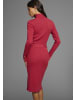 Laura Scott Strickkleid in rot-melange