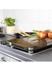 Wenko COFFEE Glasplatte für Herd - 2 Stück in Braun, (B) 30 x (L) 52 cm