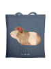 Mr. & Mrs. Panda Tasche Meerschweinchen Weisheit ohne Spruch in Indigo Blue
