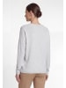 Usha Women Sweater in light grey melange