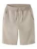 name it Shorts Elastischer Bund 3er-Set Eingrifftaschen in Grau-Grün