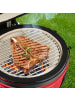 relaxdays Kamado Grill in Rot - Ø 32 cm