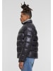 Urban Classics Urban Classics Recycled Zip neck Puffer Jacket in black