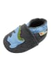 Yalion Grau "Dinosaurier" Filzschuhe